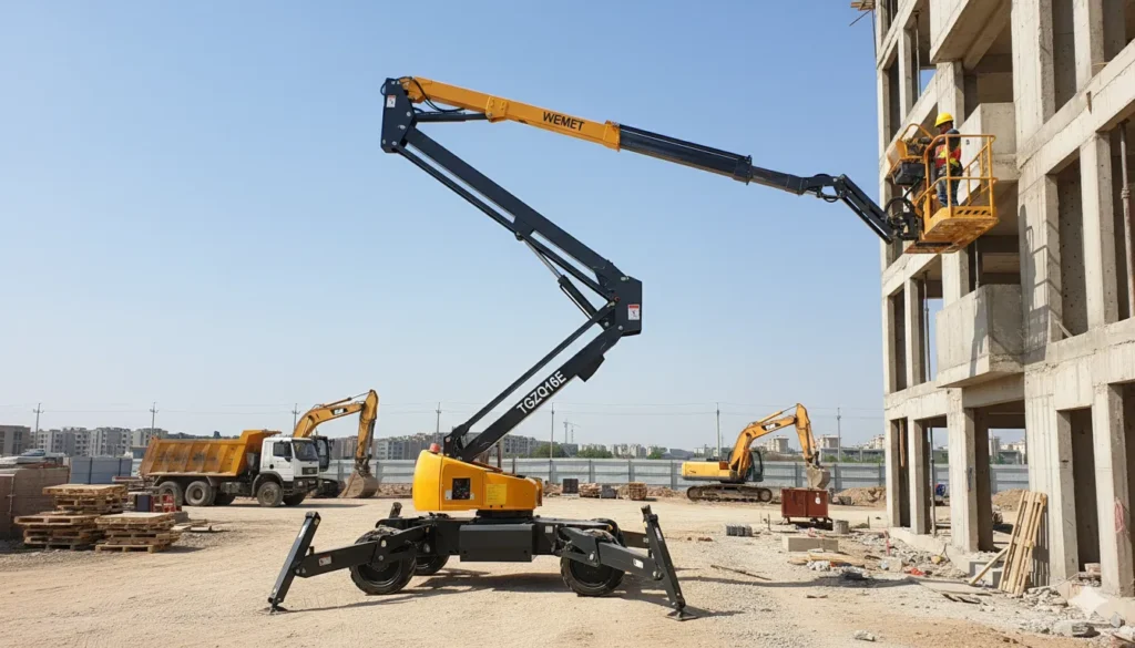 125' articulating boom lift, Diesel_DF