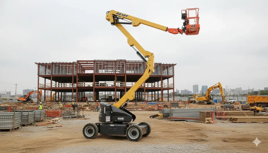 45' Articulating Boom Lift, Electric
