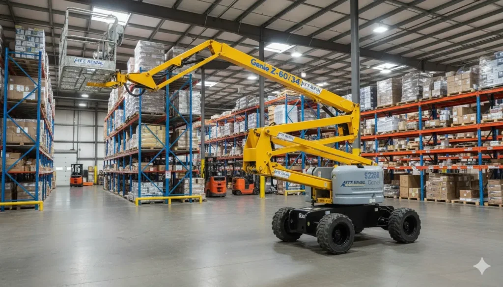 60' articulating boom lift, Diesel_DF