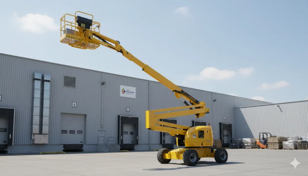 60' articulating boom lift, Diesel_DF