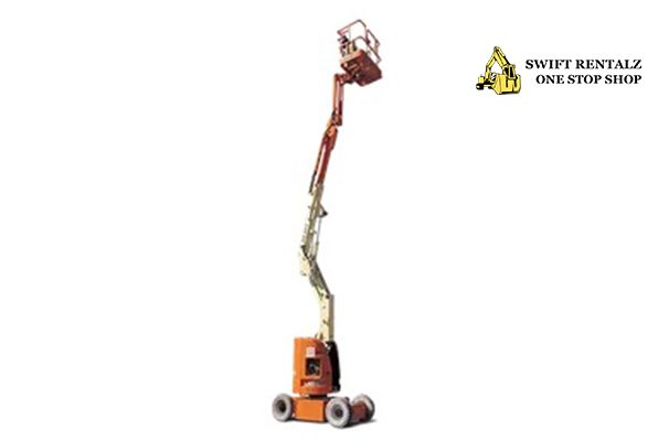 30' articulating boom lift, electric, Narrow