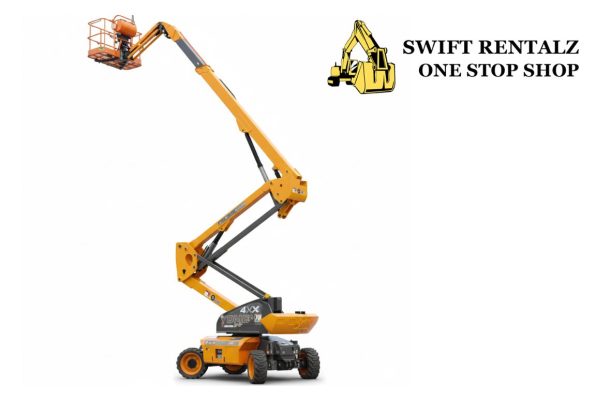 60' articulating boom lift, electric