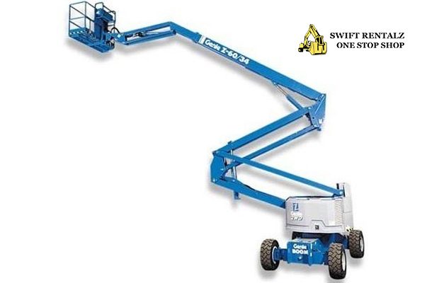 60' articulating boom lift, electric