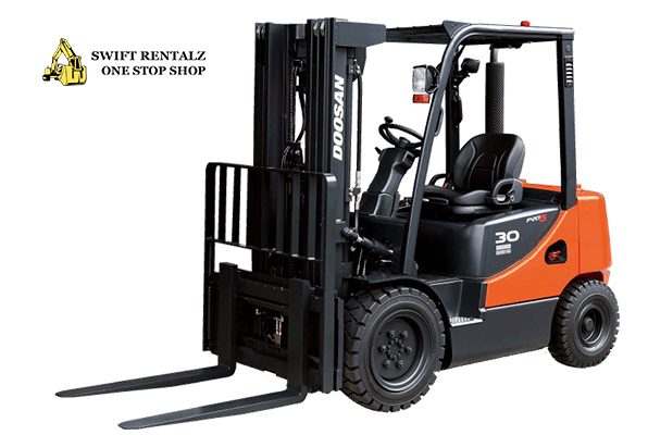 6K QUAD MAST FORKLIFT PNEUMATIC