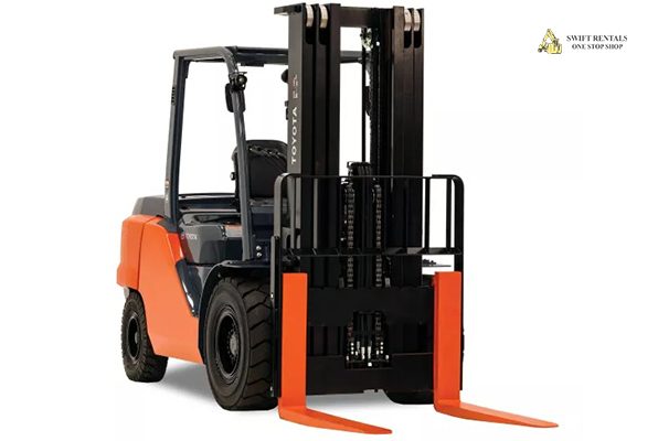 8000 lb GasLP Warehouse Forklift Pneumatic Tires