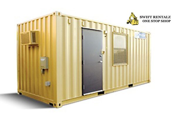 double door storage container